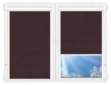 Кассетные рулонные шторы UNI Севилья шоколадный цена. Купить в «Мастерская Жалюзи»